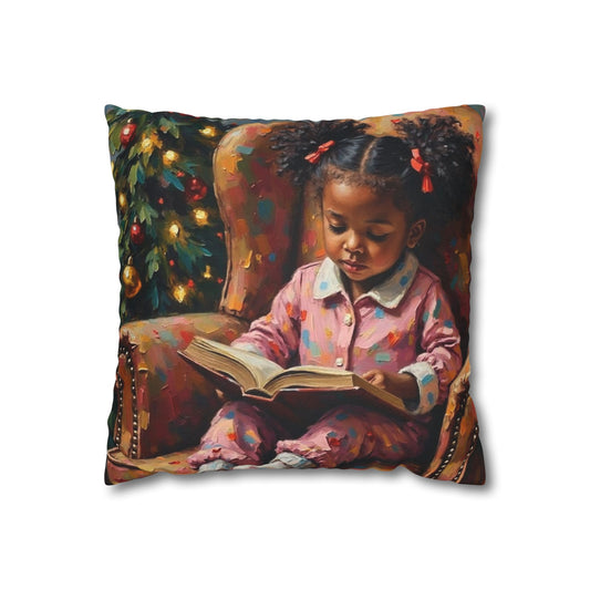 Cozy Holiday Pillowcase, Kids Room Decor, Seasonal Gift, Cute Pillow Cover, Christmas Home Accent, Relaxing Atmosphere
