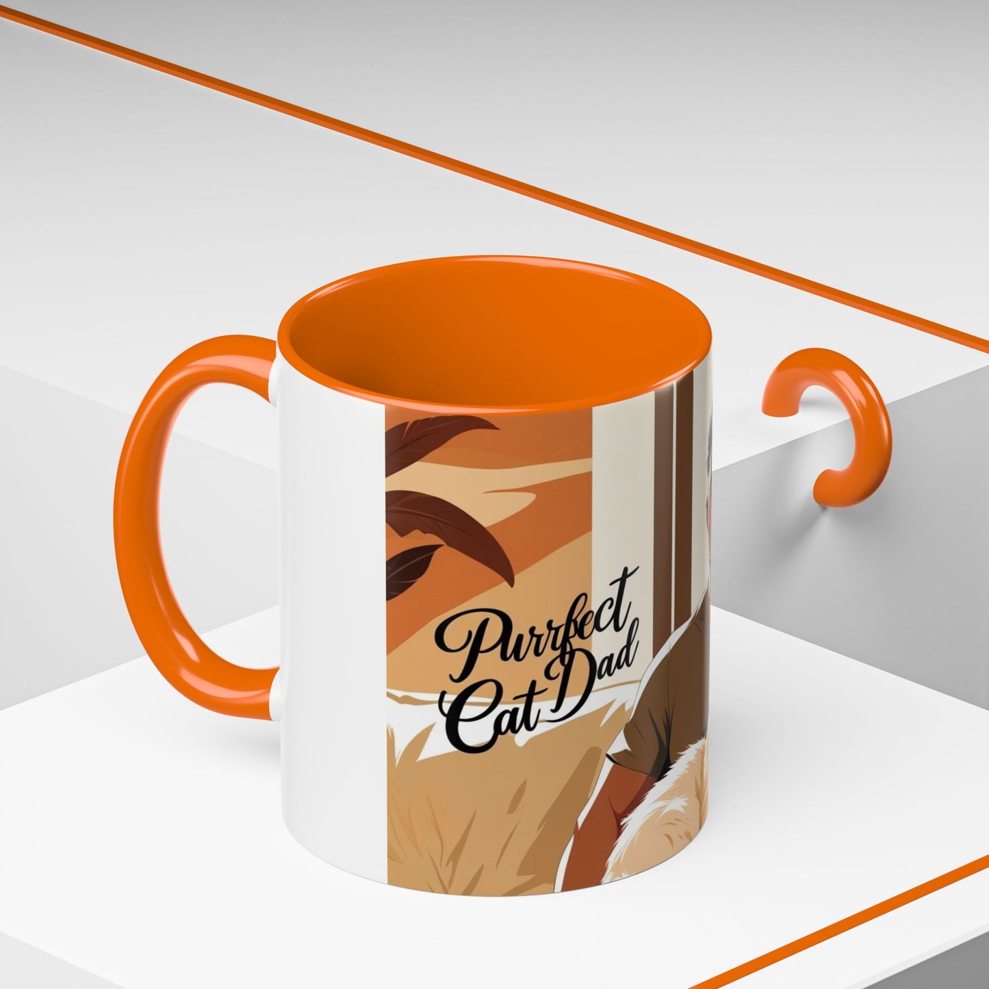 Perfect Dad Coffee Mug | Cat Lover Gift | Fun Mug for Dad | Personalized Drinkware | Fathers Day Gift Idea | Coffee Cup for Cat Dads