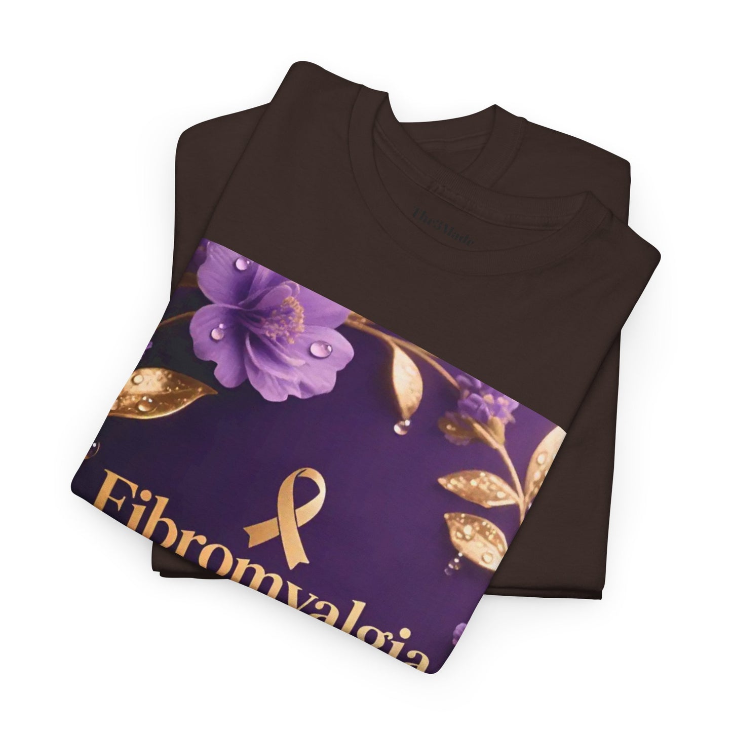 Fibromyalgia Warrior T-Shirt — Purple Ribbon Awareness Tee