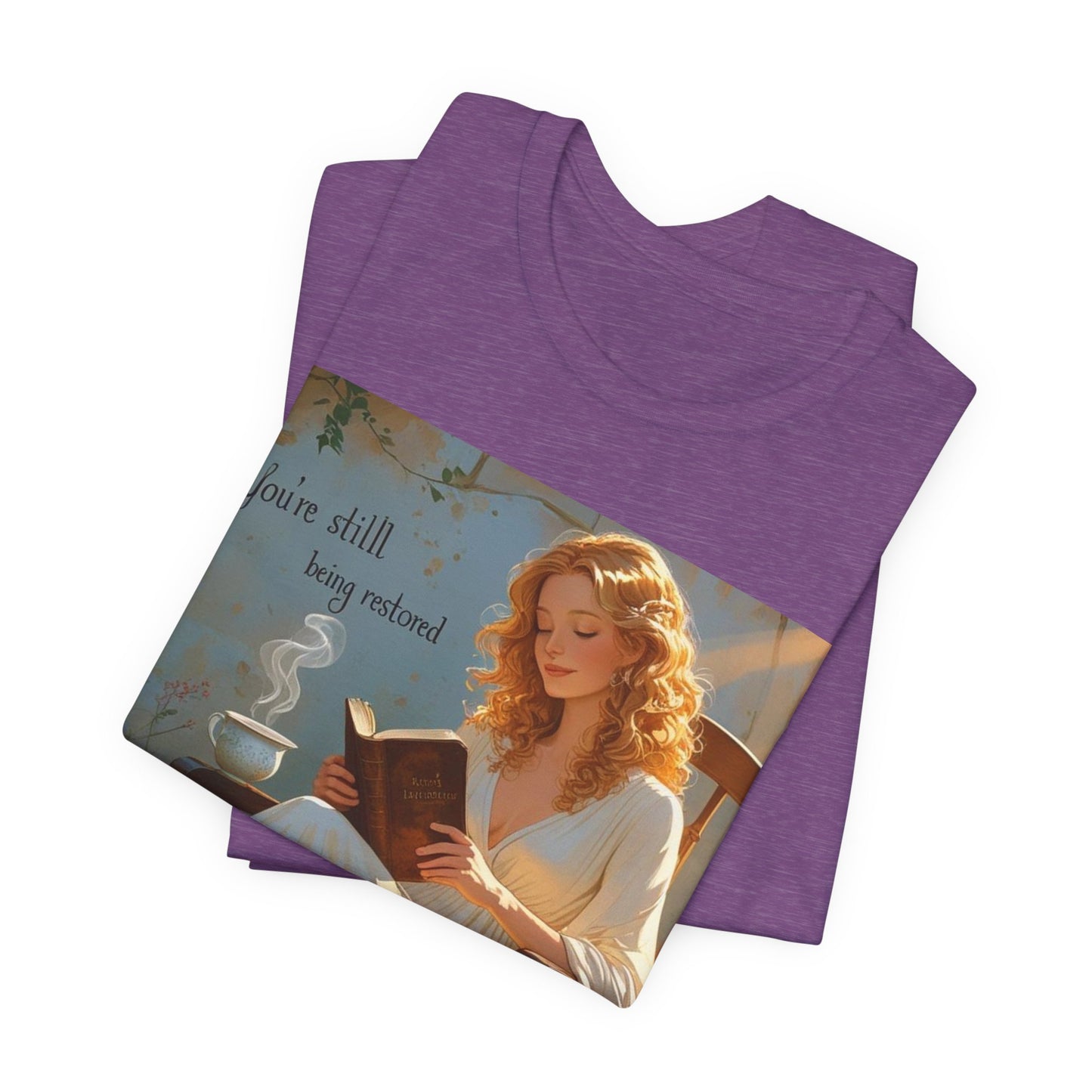 Relaxed Reading Tee - Vintage Aesthetic Tee, Book Lover Gift, Casual Wear, Literary Shirt, Cozy Fashion, women empowerment