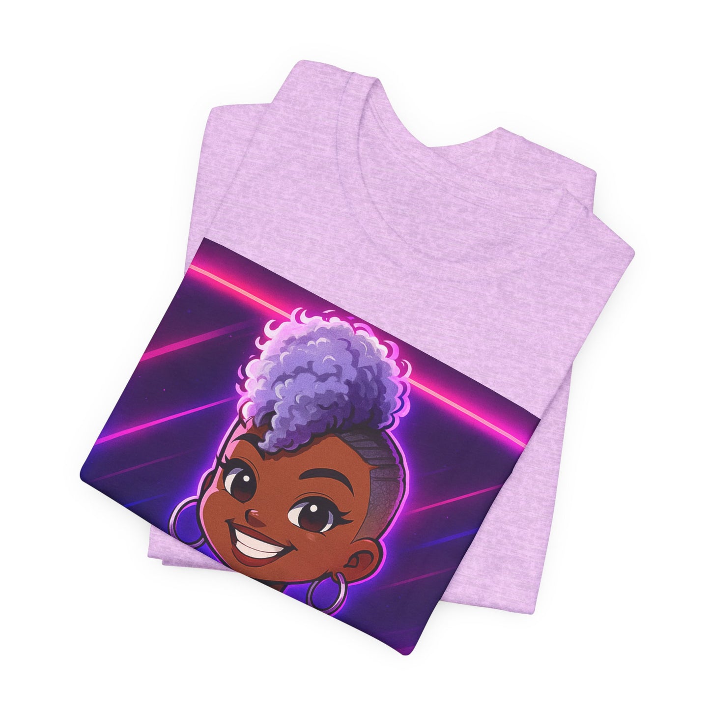 Cartoon Style Unisex Tee - Hand and Heart Crafted Loved Ones Design