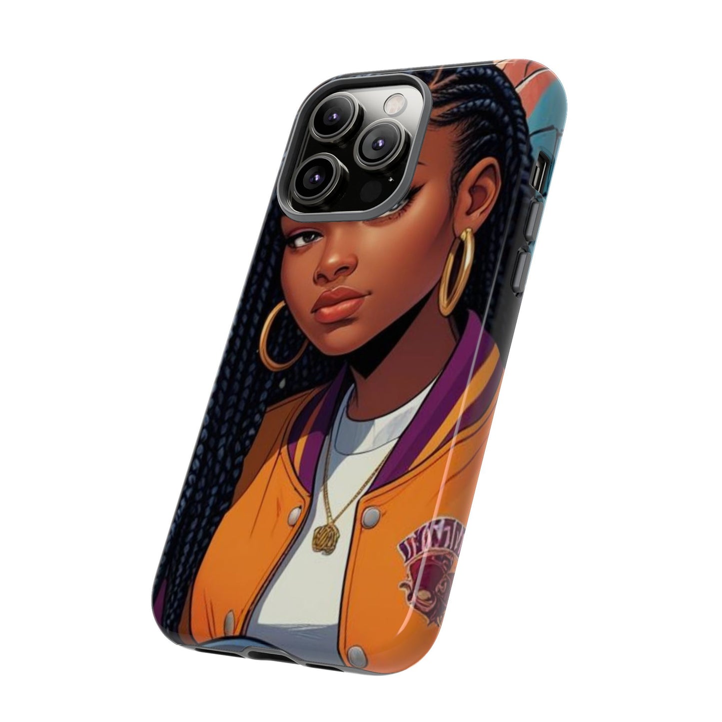 Stylish Phone Case - Urban Vibe, Tough Cases, Unique Artwork, Gifts for Teens, Trendy Accessories, Phone Protection, Girls