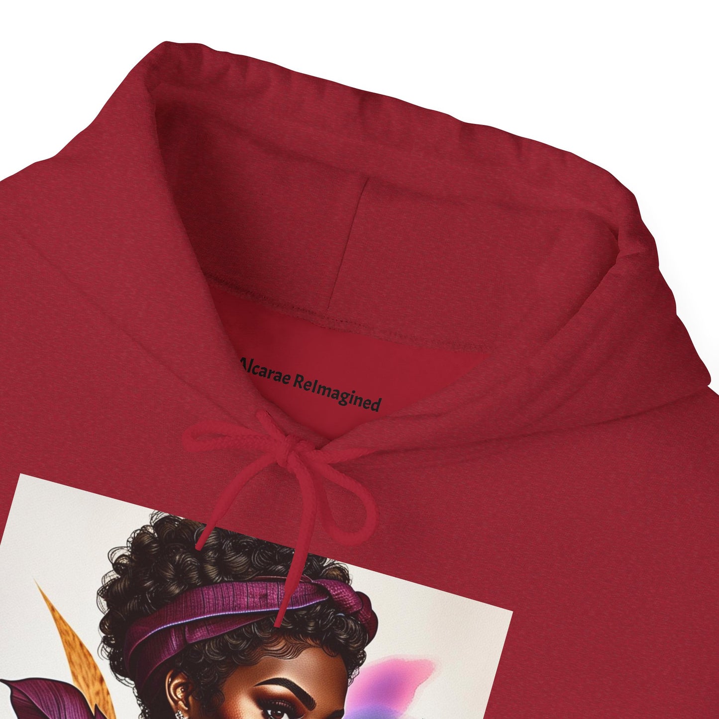 Vibrant Art Hoodie, Unique Sweatshirt, Cozy Women’s Top, Stylish Gift for Her, Black Artist Design