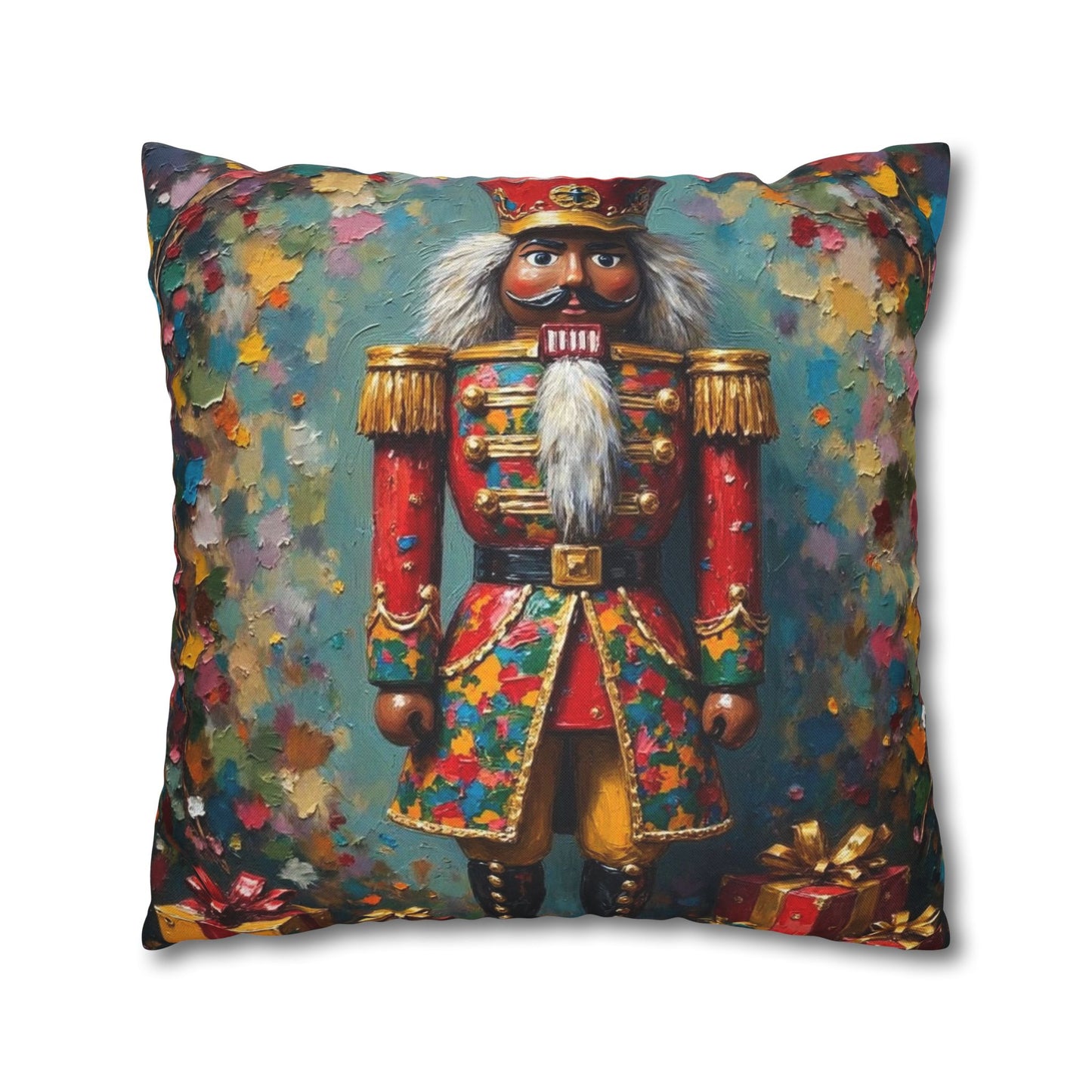 Nutcracker Decorative Pillow, Holiday Home Decor, Christmas Throw Pillow, Festive Cushion, Seasonal Accent Pillow, Gift Idea
