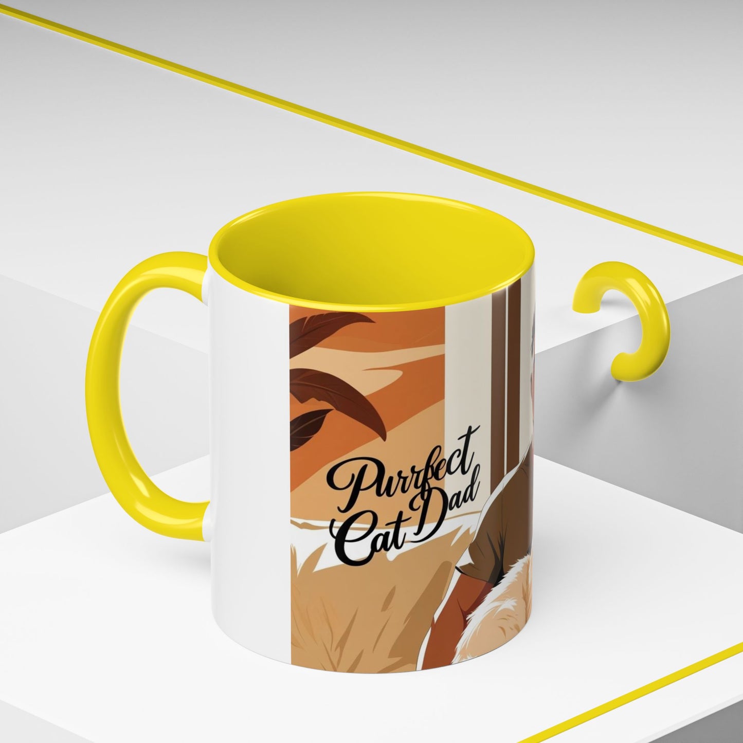 Perfect Dad Coffee Mug | Cat Lover Gift | Fun Mug for Dad | Personalized Drinkware | Fathers Day Gift Idea | Coffee Cup for Cat Dads