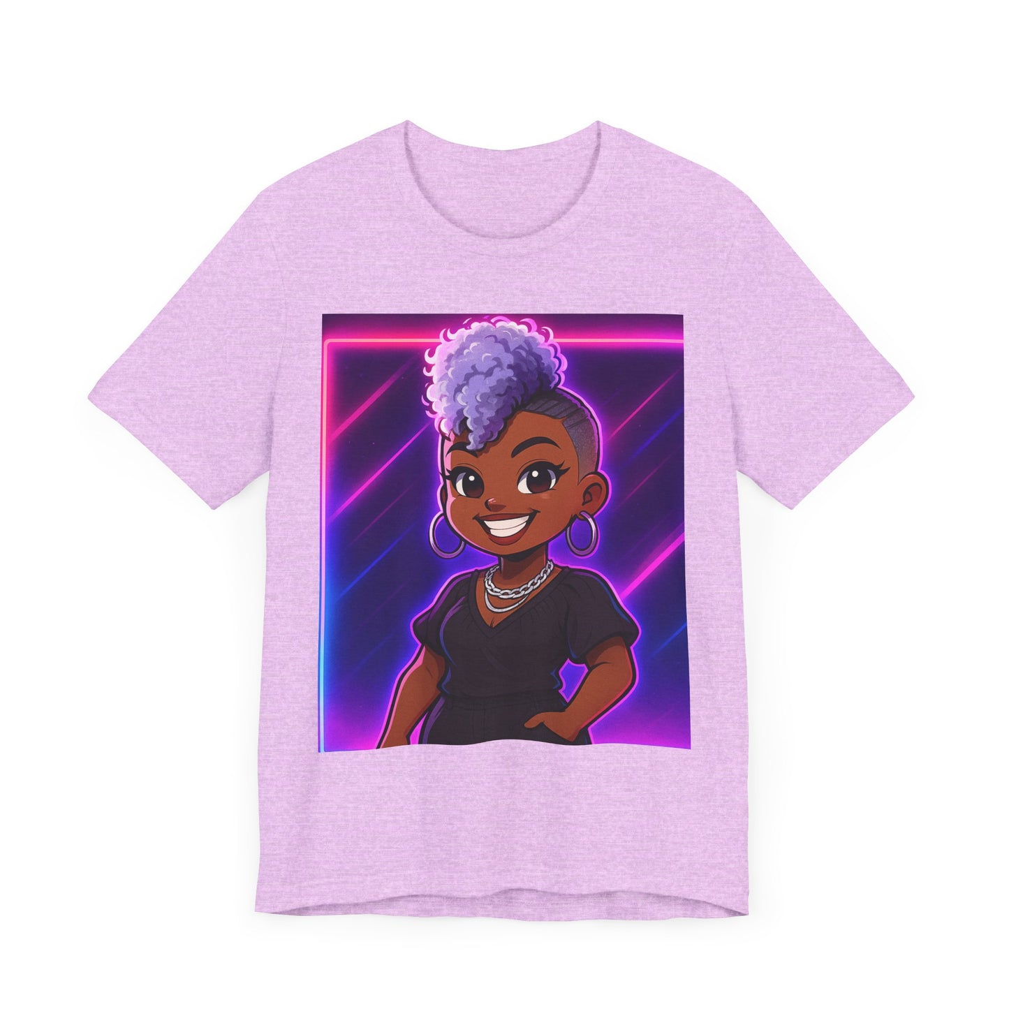 Cartoon Style Unisex Tee - Hand and Heart Crafted Loved Ones Design