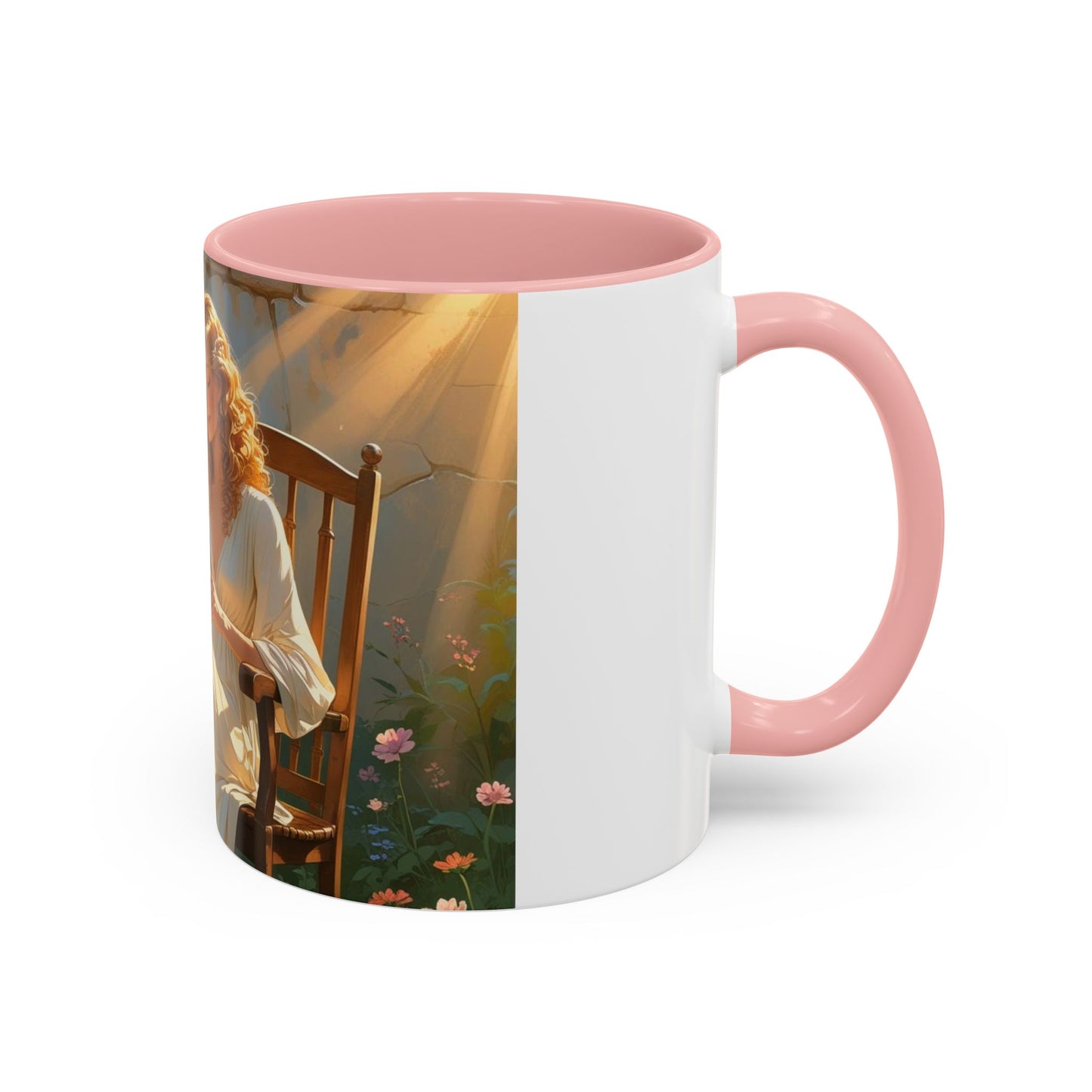 Accent Coffee Mug with Inspirational Design, Cozy Gift for Readers, Perfect for Relaxation, Home Decor, Warm Beverage Lover