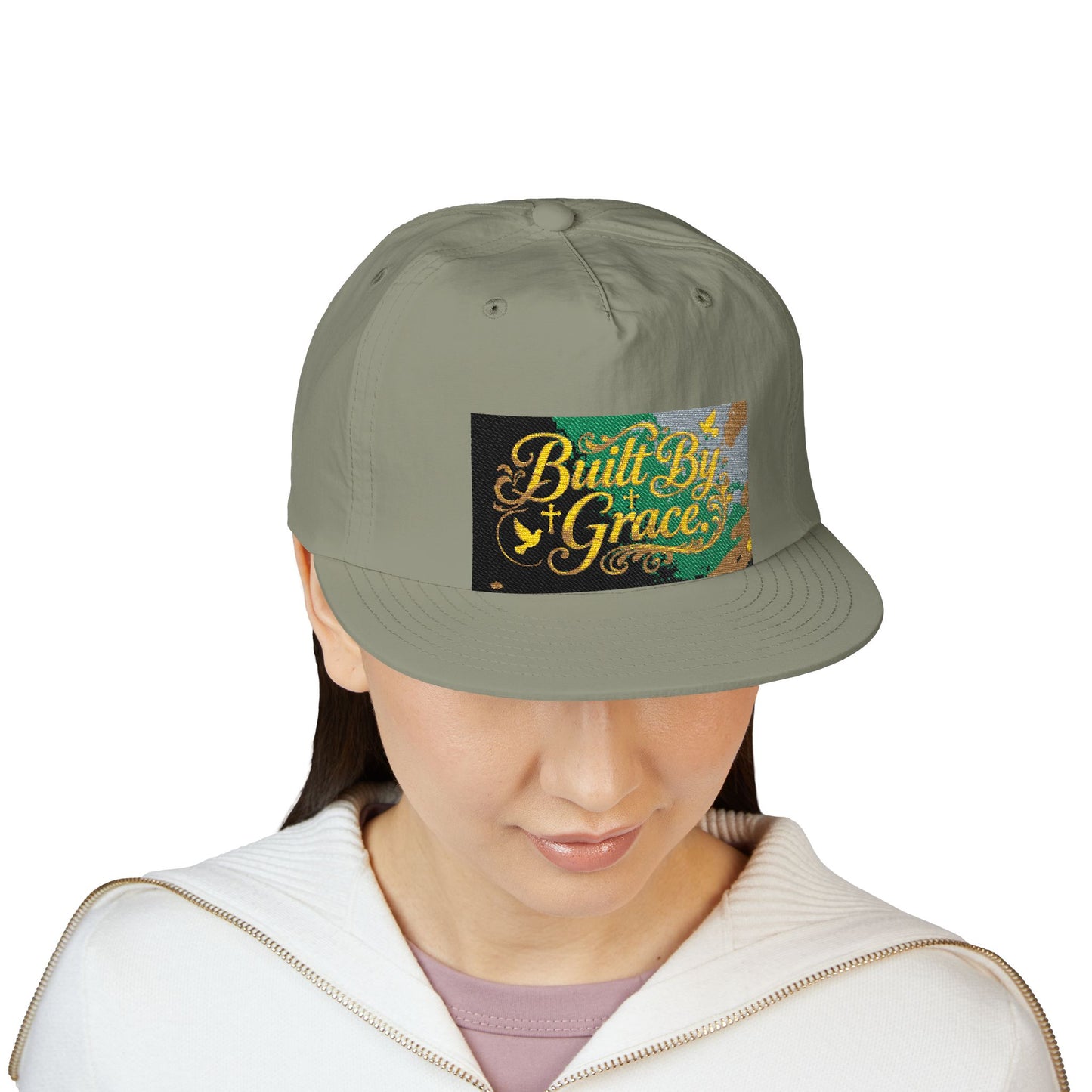 Built By Grace Surf Cap – Sequin Patch Beach Hat