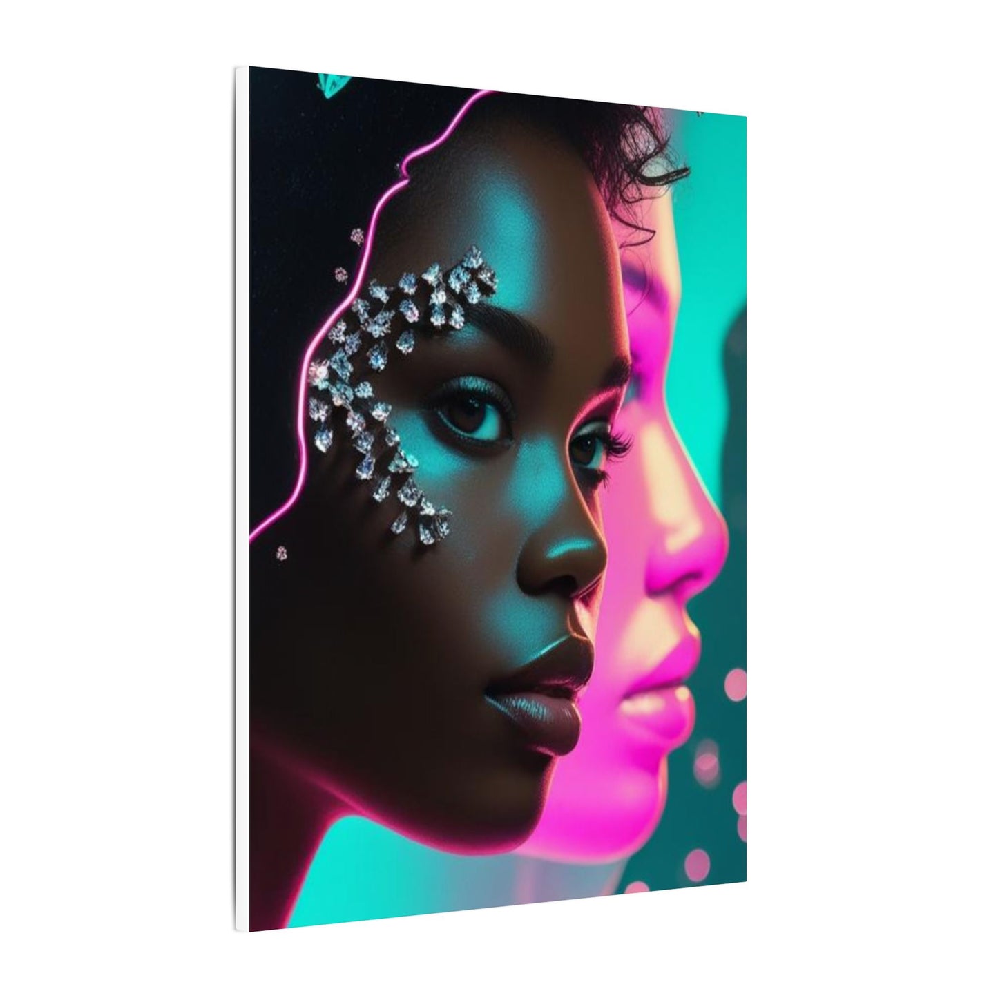 Vibrant Art Canvas Print, Wall Decor, Home Office Art, Unique Gift, Modern Design, Colorful Wall Hanging