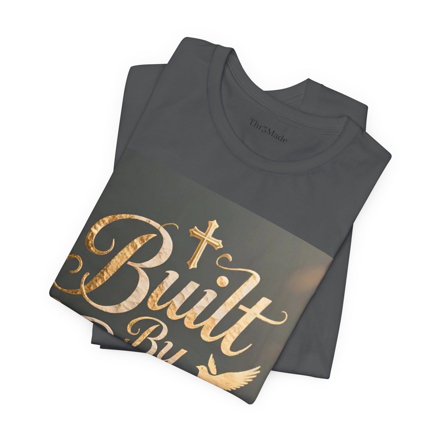 Built By Grace T‑Shirt — Christian Faith Inspirational Tee