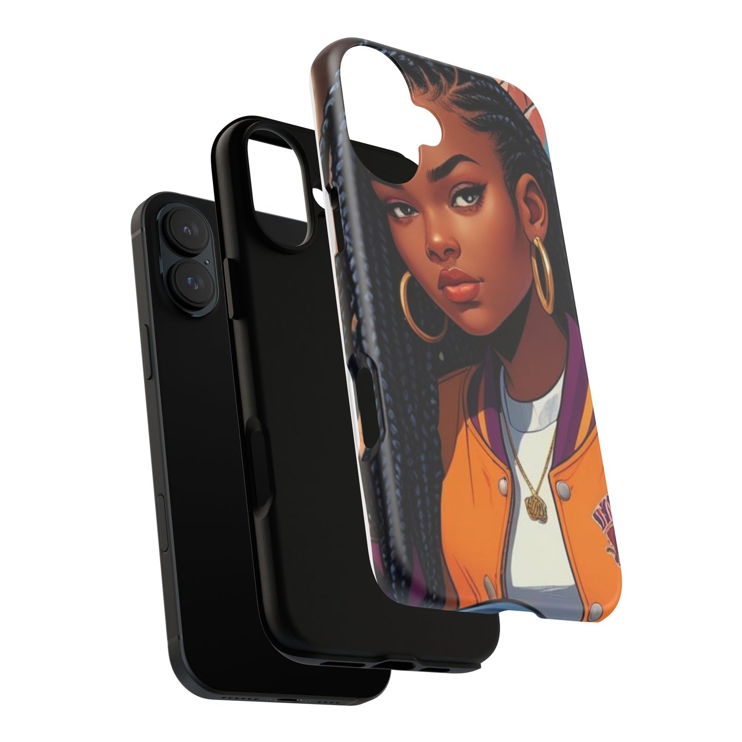Stylish Phone Case - Urban Vibe, Tough Cases, Unique Artwork, Gifts for Teens, Trendy Accessories, Phone Protection, Girls