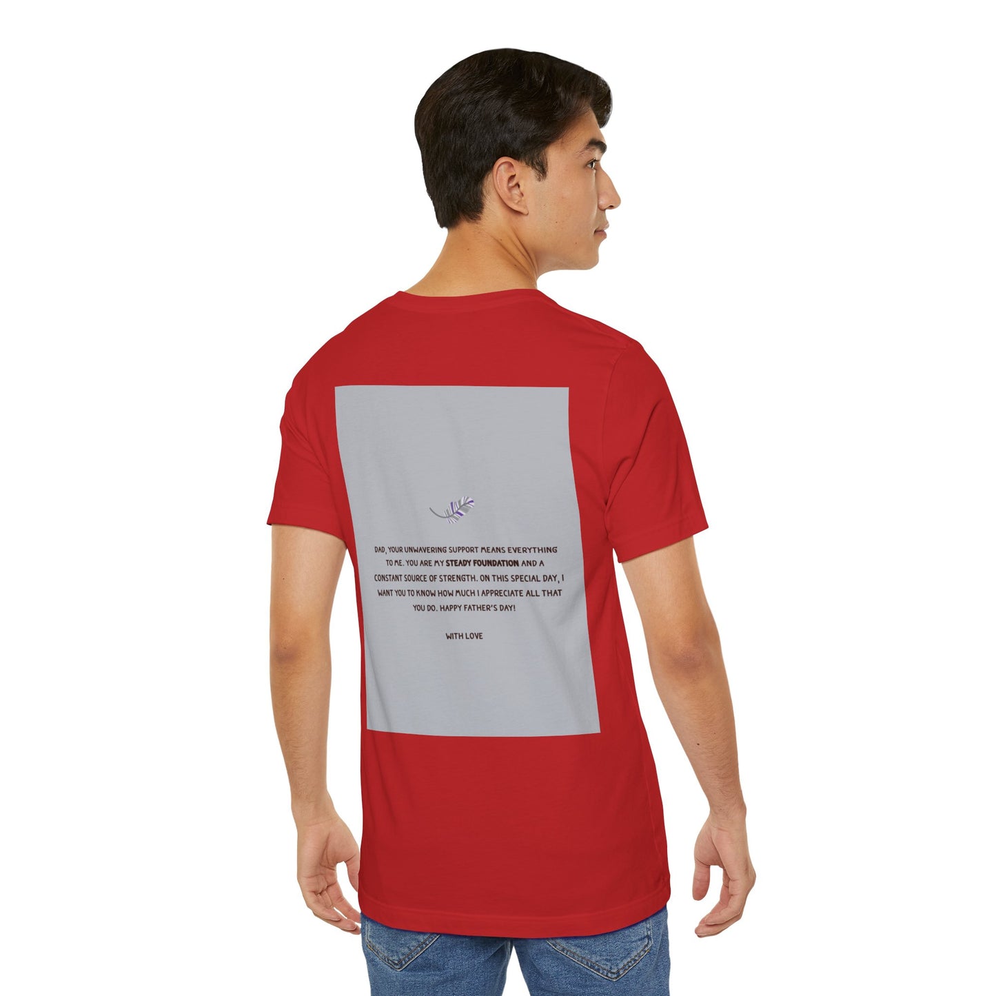 Father's Day Unisex Tee, Dad Gift Shirt, Casual Reminder, Family Love Apparel, Thoughtful Father's Day Gift